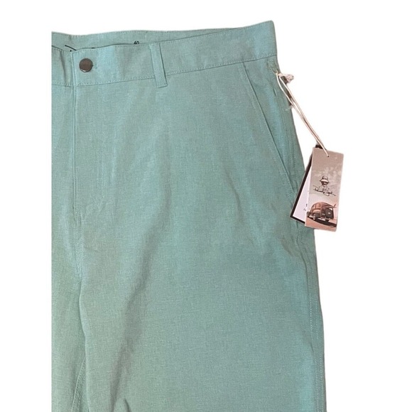 PANAMA JACK NEW Hybrid Shorts 7” Inseam Seafoam Green Men’s Size 40 - Picture 2 of 9